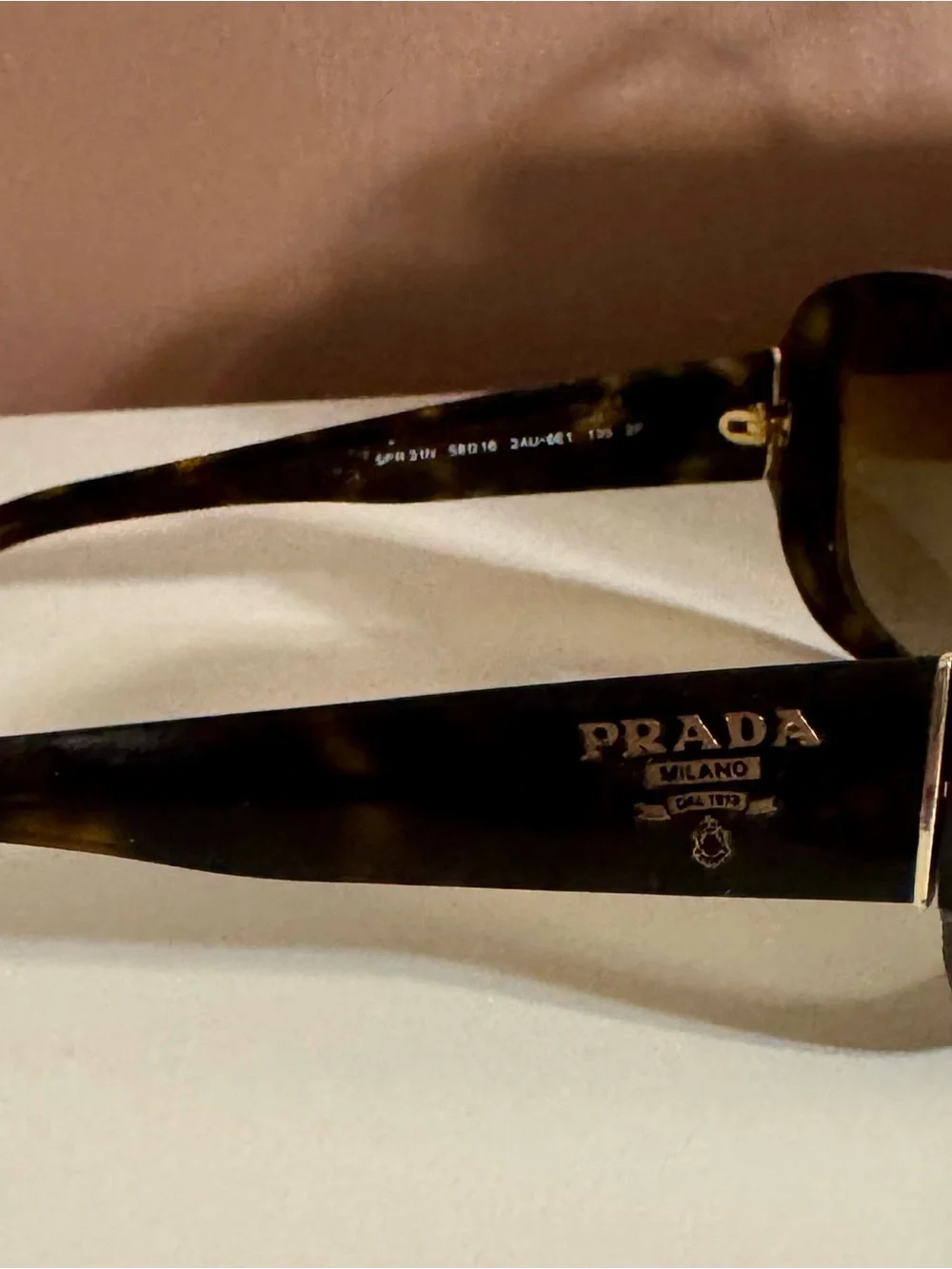 Prada Women’s Tortoiseshell Sunglasses with Brown Lenses